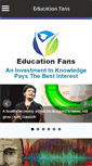 Mobile Screenshot of educationfans.com